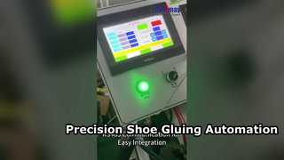 PUR Shoe Upper Gluing Machine | Coolmay Automation 🚀