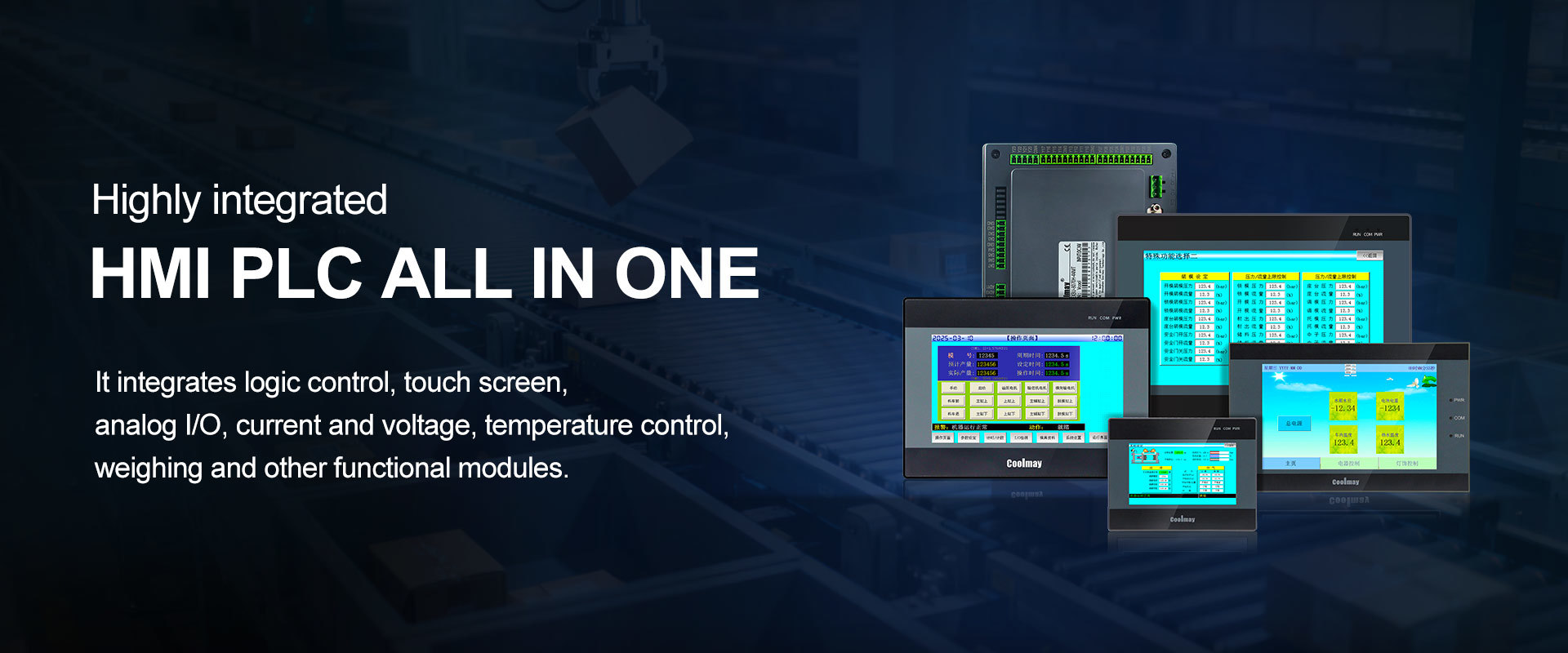 Experto en soluciones de automatización todo en uno HMI PLC Coolmay