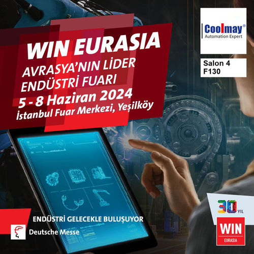 latest company news about Coolmay Turkey Win Automation Fair CNR Expo Center İstanbul 2024
