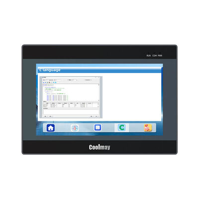 Giá tốt Coolmay Màn hình cảm ứng HMI 7 inch RS232 RS485 1024*600 hỗ trợ Modbus TCP và Dual-core 1GHz cho Hệ thống điều khiển tự động trực tuyến