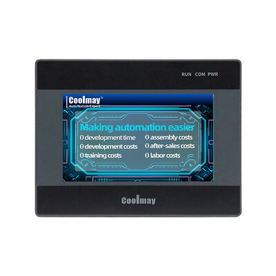 Good price Coolmay 4.3 Inch HMI PLC All-In-One Controller with 12DI/12DO and RS232 RS485 Communication online