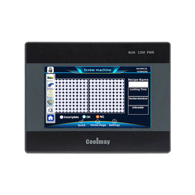 좋은 가격 쿨메이 EX3U 시리즈 4.3 인치 HMI PLC 전용 컨트롤러 12DI/12DO 및 RS232 RS485 통신 online