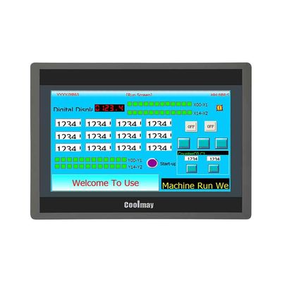 10 Inch MODBUS 1024X600 HMI Control Panel 64MB RAM For Plc Vfd Controller