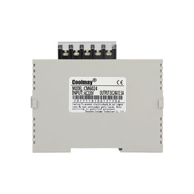 Compact Size 24 Volt Din Rail Power Supply 2.5A Short Circuit Protection