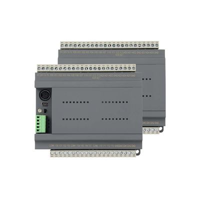 DC24V ทรานซิสเตอร์เอาท์พุท PLC Logic Controller 32K ขั้นตอนความจุโปรแกรม