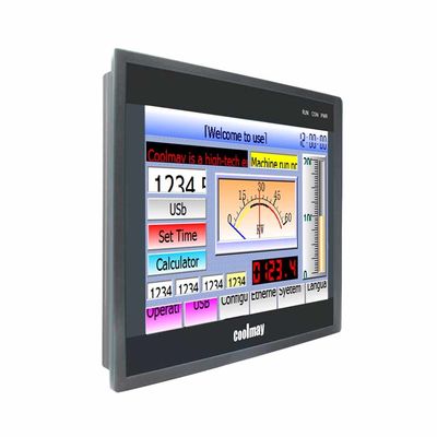 10Inch Touch Panel HMI PLC All In One 8AO Industrial 8 Channels