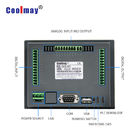 2 Ports 6 Channel Integrated HMI PLC 60KHz 12DI 12DO With Works 2