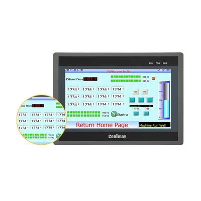 Coolmay 10.1 Inch TFT HMI PLC Ethernet Port 128MB RAM PLC HMI All In One Controller Panel