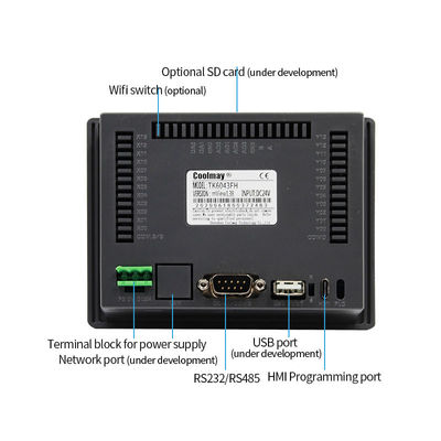 Coolmay 4.3inch HMI Touch Screen TK8043H Modbus TCP/IP HMI Touch Panel