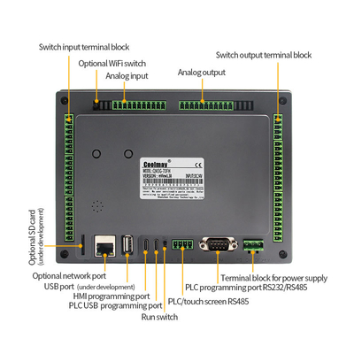 PLC Touch Panel TYPE C PLC HMI Integrated Combo Combined Pac And Dedicated All In One Programmable Logic Compressor