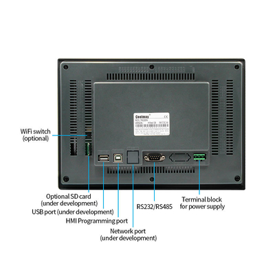 Coolmay 10'' 10 Inch HMI Touch Screen Modbus Tcp/Ip RS485 RS232 Ethernet HMI Touch Panel