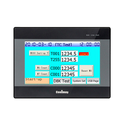 7 Inch HMI Plc Controller EX3G-8070H-44MT Integrated HMI PLC Combo Controller
