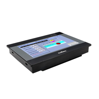 Coolmay 7 Inch Industrial 24v Digital Input Analog Temperature Humidity Touch Screen Panel Small Mini Fx Fx1n Fx2n Fx3u Board Plc HMI Integrated