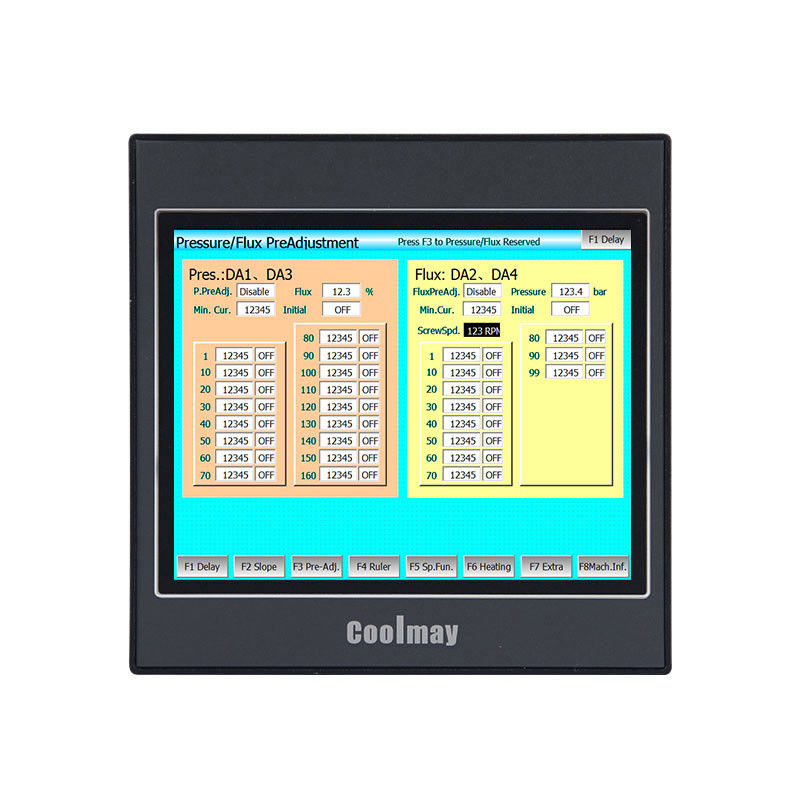 3.7 inch Industrial Human Machine Interface HMI 88*88*25mm Dimension ...