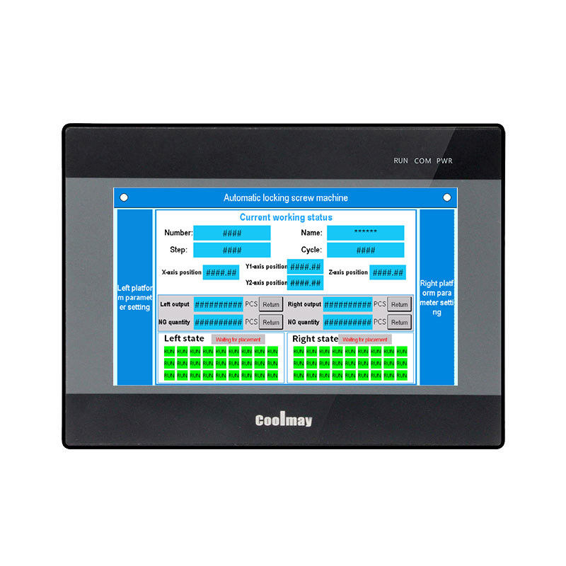 Coolmay 7 Inches HMI PLC All In One Programmable Logic Controller 60k ...