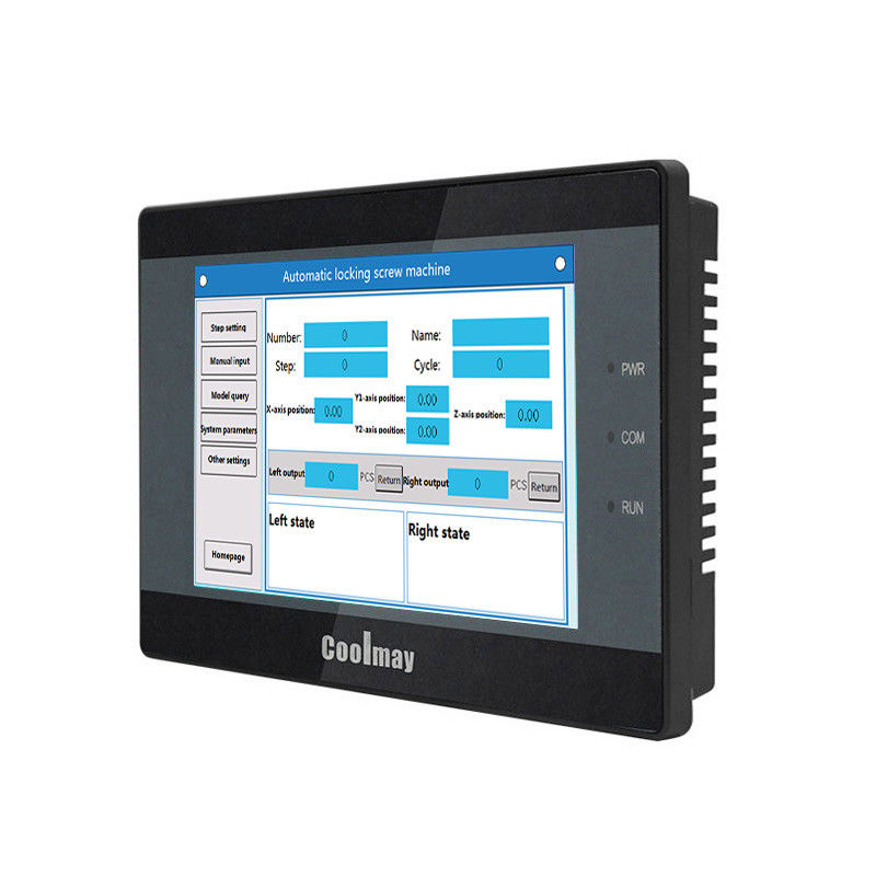 DC24V Programmable PLC Controller With 5 Inch HMI Display Monitor QM3G ...