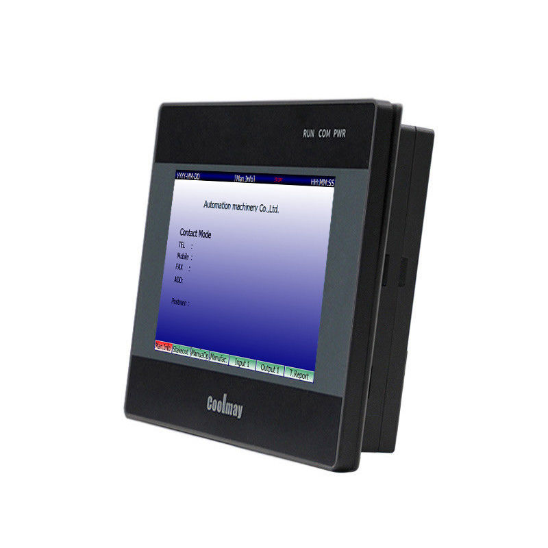 LED Industrial HMI Panels 480*272 Pixels 300cd/M2 SD Card IP65 Optional ...