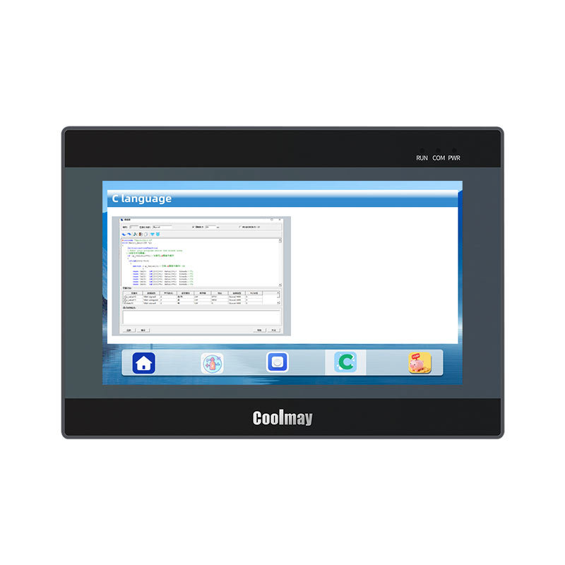 Coolmay 7 inch HMI PLC with 24DI/20DO and 4AD2DA