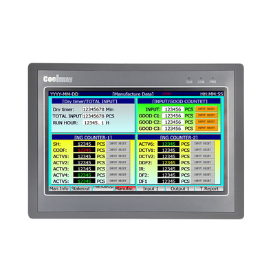 10 Inch Integrated HMI PLC All In One 6 - 8w EX3G For Packing Machine