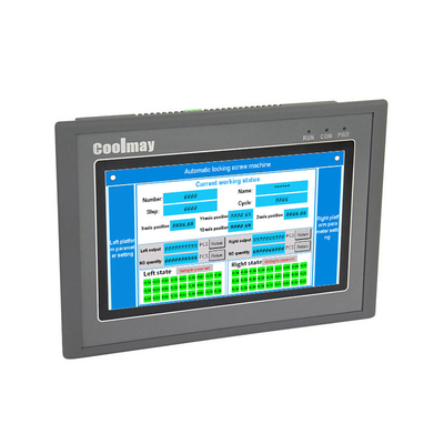 Coolmay 7inch MT6070HQ HMI Control Panel 800x480 Piexls RS232 RS485 COM Port