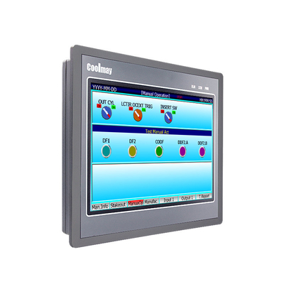 275*194*36mm 10.1'' TFT HMI With Integrated PLC 128MB RAM PLC HMI Panel