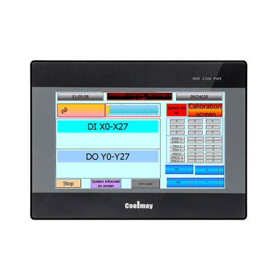 Industrial Automation HMI PLC All In One 7.0" TFT Screen 32bit CPU 408MHz