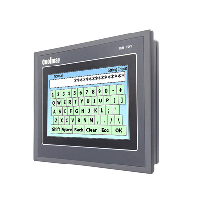 Coolmay 4-6W HMI PLC All In One Analog Module RS232 RS485 7 Inch HMI Panel