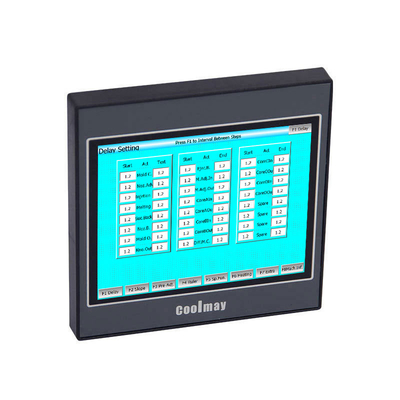 3.5 In HMI Control Panel Resistive Touch Screen Programmable PLC Light Grey 300cd/M2