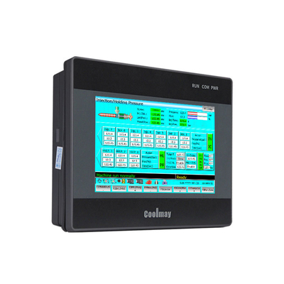 Coolmay 4.3'' HMI PLC All In One  Integrated 65536 True Color Touch Screen RS232/RS485 Port485P Compatible FX3G/FX3U/FX3S with digital temperature  For Water System EX3G-8043H-24MR