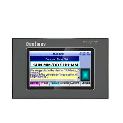 Coolmay 5 Inch HMI With Integrated PLC digital I O analog I O high speed functions