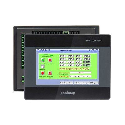 4.3 Inch Integrated HMI PLC Combo 32K Steps Rs232 Touch Screen