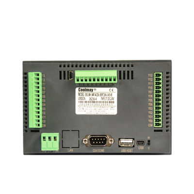 Analog Output Integrated HMI PLC Controller 12DO 5 Inch TFT Display