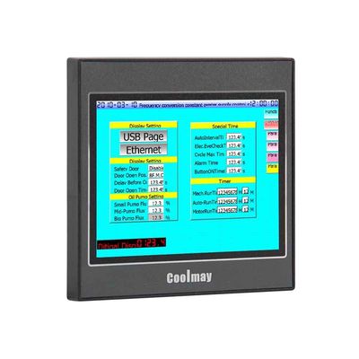 Ethernet Port HMI Control Panel 300cd/M² TFT True Color Display