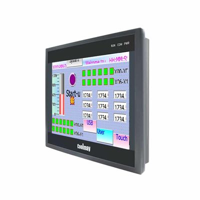 10Inch Touch Panel HMI PLC All In One 8AO Industrial 8 Channels