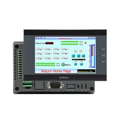 Passive NPN 5 Inch Touch Screen PLC Combo 32 Bit CPU 408 MHz