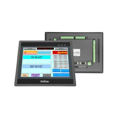 10 Inch Integrated HMI PLC 60K Color Resistive Small PLC With Display
