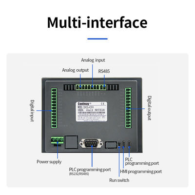 CNC Stepper Servo Brushless Pwm Dual Motor Driver Speed HMI PLC Combo Programmable Logic Controller