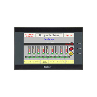 6 Channel HMI PLC All In One Resistive Touch 408MHz PLC RS232 RS485