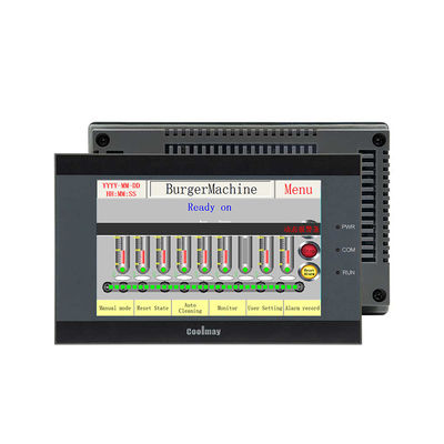 65536 Colors Resistive Panel PLC 1 RS485 408MHz Plc Hmi Programming Panel