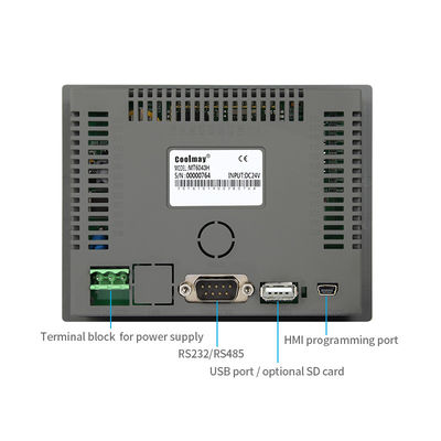 HMI Resistive Control Panel WINCE 5.0 USB Port 134*102*32mm Dimension