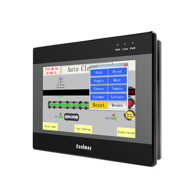 Programmable Logic Controller PLC Integrated HMI Touch Screen Support I/O Communication Protocols For Industrial