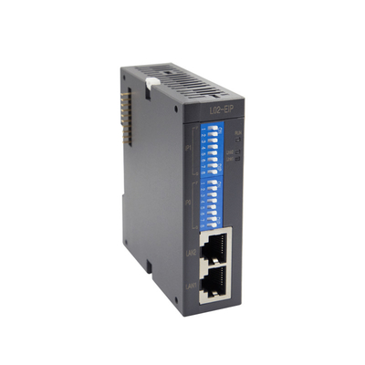 DIN35 Rail PLC Logic Controller With 2 RJ45 100Mb Ethernet Interface