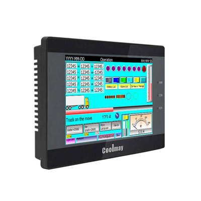 Coolmay PLC Human Machine Interface 5"TFT 800X480 Resolution 4AI 2AO